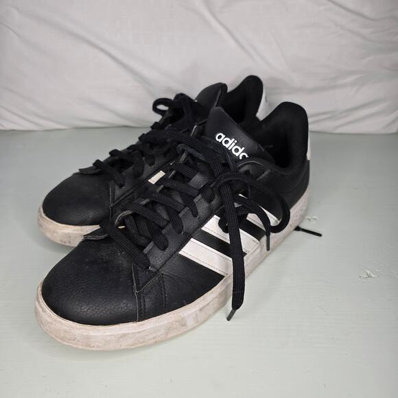 Adidas Grand Court Cloudform Base Black Mens Shoes Size 8.5US - Picture 1 of 9